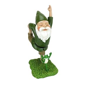 Zen Gnome and Zen Frog – Lord of The Dance Pose