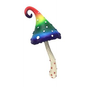 Rainbow 7″ Fairy Mushroom
