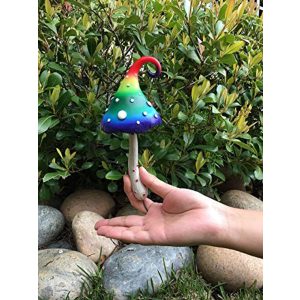 Rainbow 7″ Fairy Mushroom
