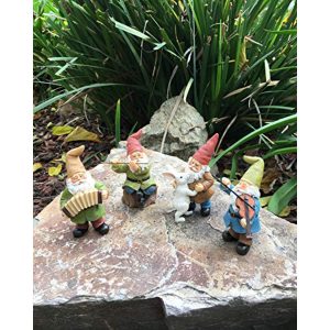 Happy Gnomes Dancing Celebration! – 4- Piece Set