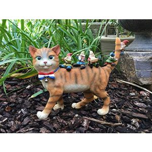 Patrick The Patriotic Miniature Cat and The Happy Gnomes