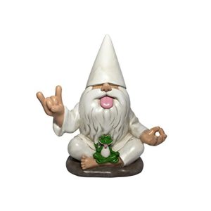 Rocker Gnome George with Zen Frog