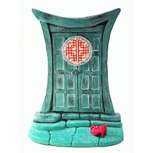 Turquoise Asian-Style Fairy Door